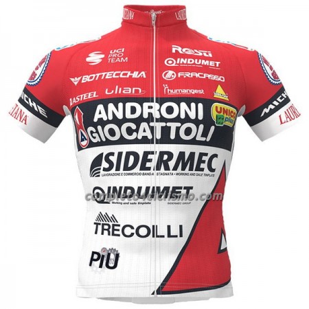 Maglia Sidermec 2021 Androni Giocattoli Manica Corta Rosso Bianco Maglia Sidermec 2021 Androni Giocattoli Manica Corta Rosso Bianco